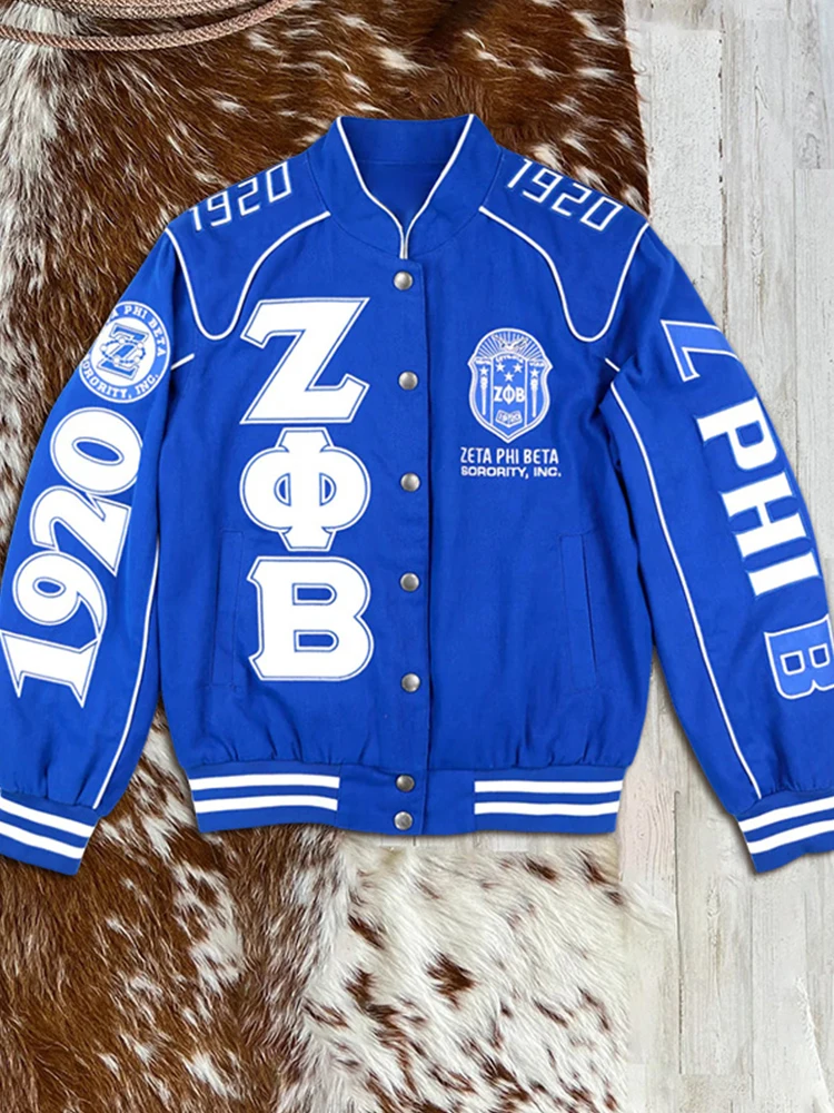 Zeta Phi Beta Bomber Jacket