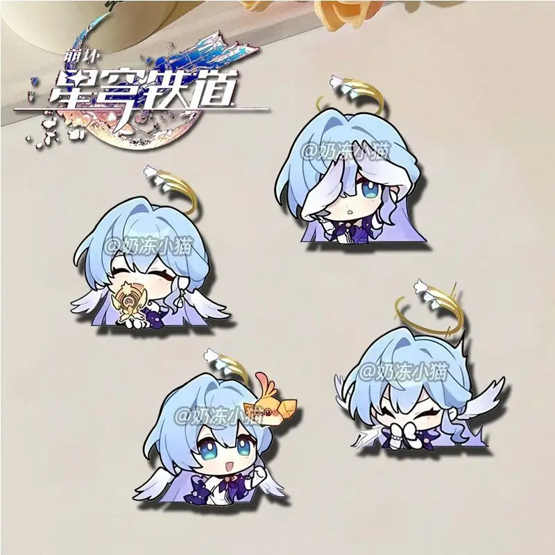 

Penacony Robin Meme Badges Pins Anime Honkai Star Rail Women Brooch Fashion Cosplay Figure Brooches for Bag Accessorie Gifts