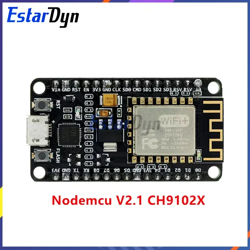 Wireless Module CH340/CP2102 NodeMcu V3 V2 Lua WIFI Internet of Things Develop Board based ESP8266 ESP-12E with PCB Antenna image 4