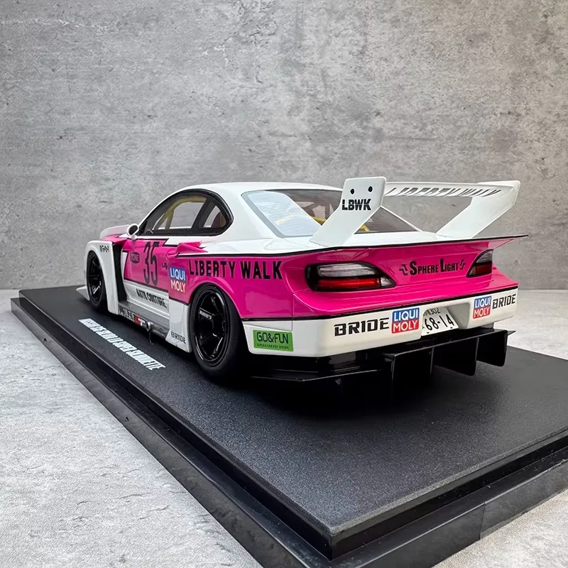 GT Spirit 1/18 Nissan S15 Silvia Lb Super Silhouette Cldc046b Vehicle Model Limited New Collectible Model Static Model Boy Gifts - view 5