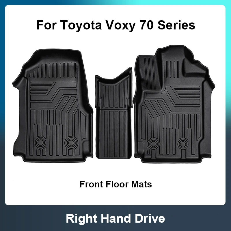 Car Interior Accessories Floor Mat for Right Hand Drive Toyota Voxy Noah 70 Series Durable TPE ECO Waterproof Rubber Trunk Mat