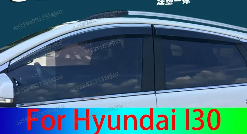 

Car-styling For Hyundai I30 2009-2015 Awnings Shelters Window Visors Sun Rain Shield Stickers Covers Auto Accessories