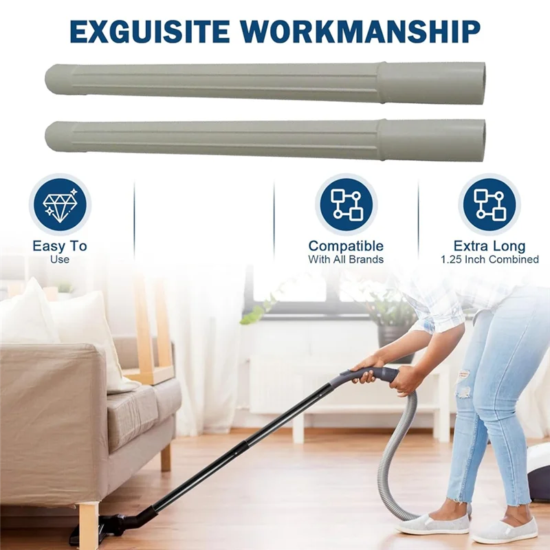 

ABNL 2Pcs Vacuum Wands Replacement For Sentria Ultimate Diamond G6 G5 G4 G3 G7D, 1-1/4 Inch Friction Fit Connections