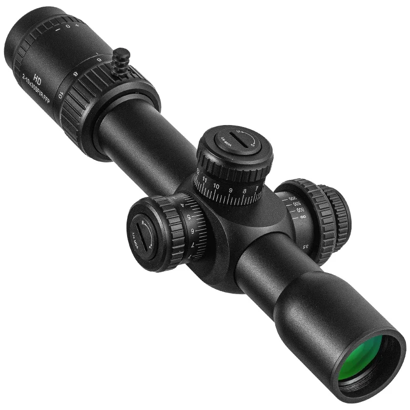 DIANA 2-10X30 FFP First Focal Plane Scope Side Parallax 1/4 MIL SR1 Reticle Tactical Hunting Riflescope Luneta CQB AR .338.556