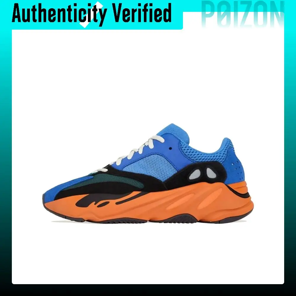 Adidas Originals Yeezy Boost 700 Chunky Sneakers Unisex Low-top Blue/Orange/Black GZ0541