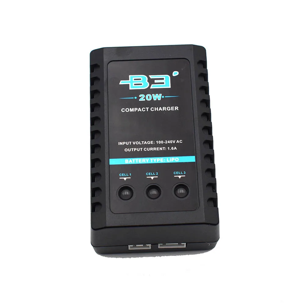 IMAX RC B3 20W Compact Balance Charger for 2S-3S 7.4V -11.1V Lithium LiPo Battery high quality long-life Adapter