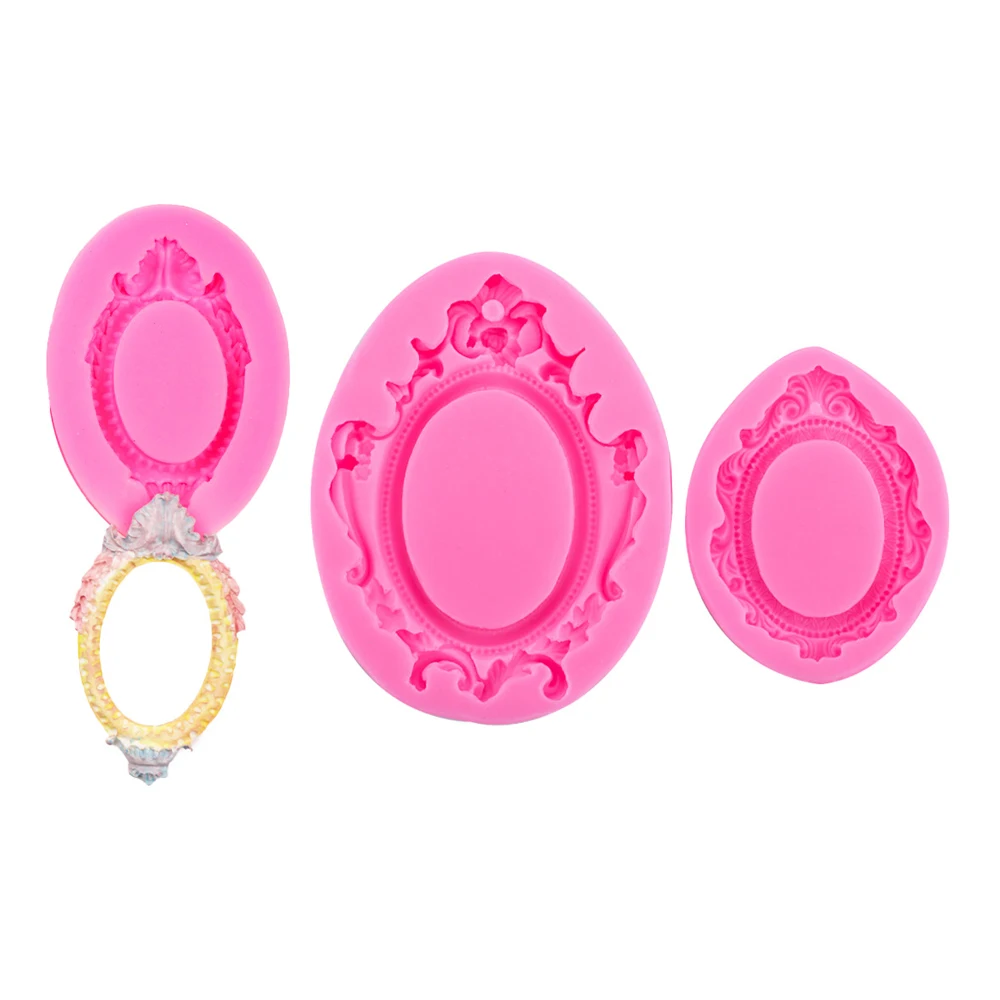 Kitchen Accessories Ware Eid Mini Frame Silicone Mold Fondant Baking Pastry  Cake Decorating Clay Resin Candy Super Supplies