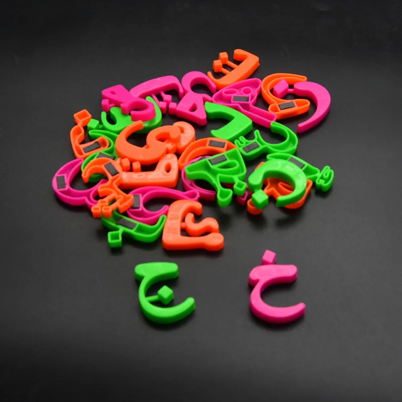 Arabic Letters Magnetic Refrigerator Magnet Early Education Puzzle Toy Mainan Magnet Kulkas Bentuk Huruf Arab Untuk Edukasi Anak