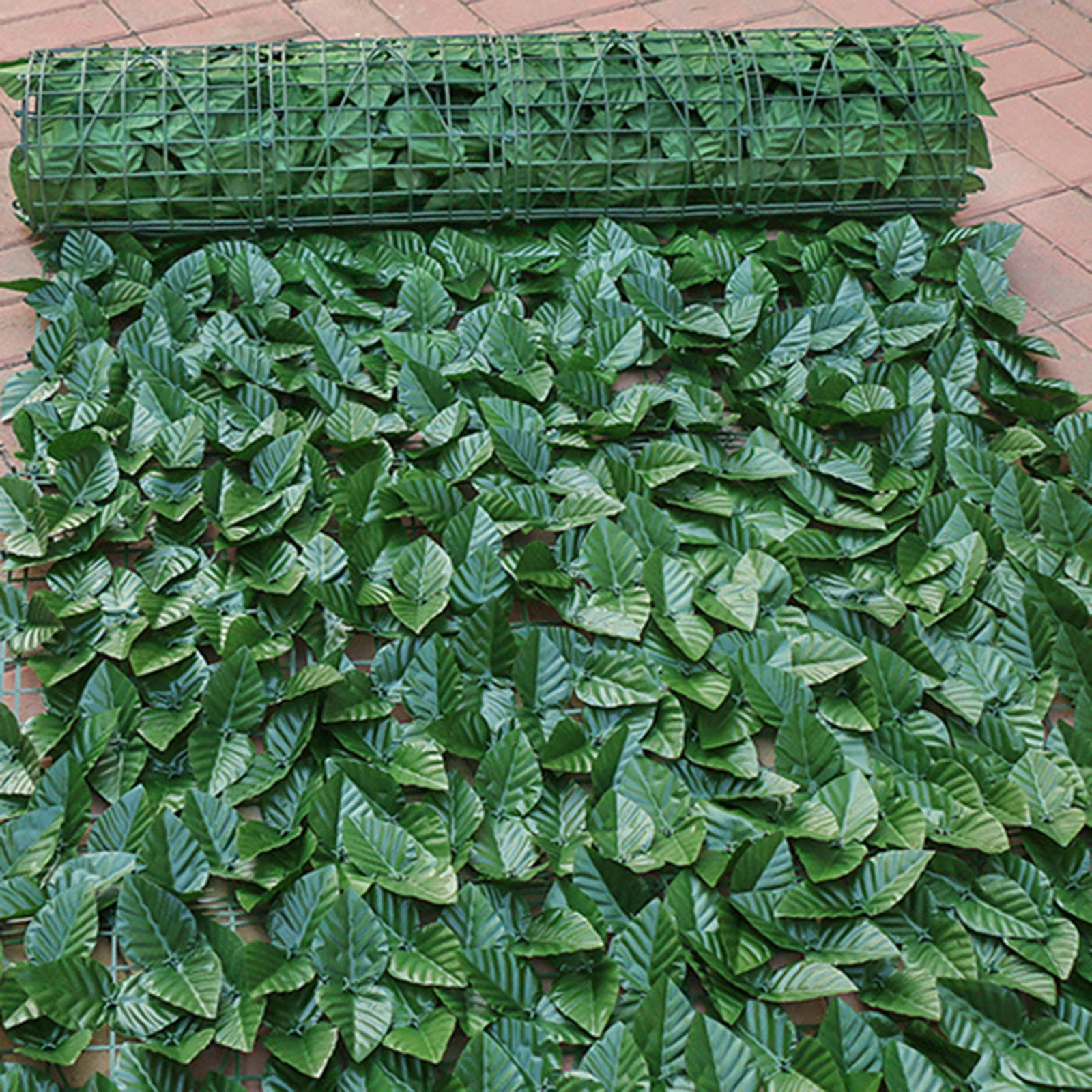 50x100cm Artificial Hedge for Leaves Fence Rectangular Removable Plant Panel Garden Decoration Fresh Looking Fake Rattan Fences