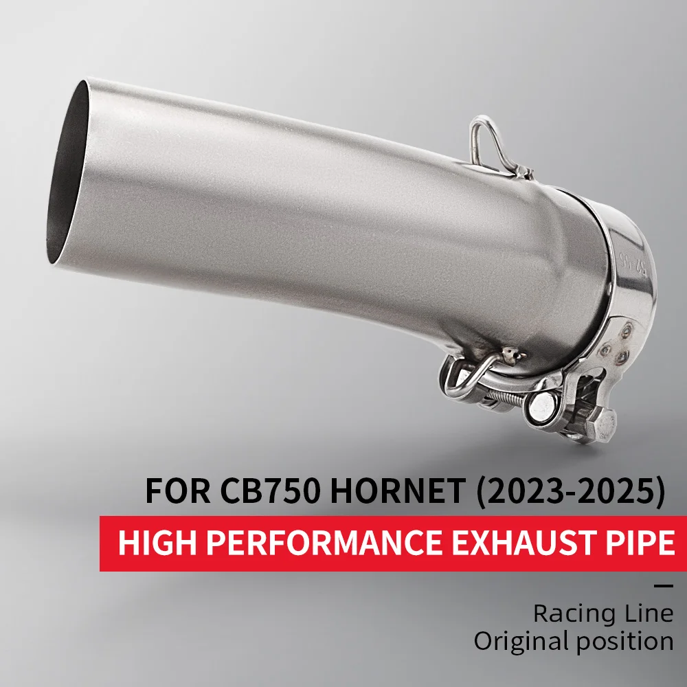 

Slip On For Honda CB750 Hornet 2023-2025 Motorcycle Exhaust System Modified Interface 51mm Pipe Intermediate Link Racing Line