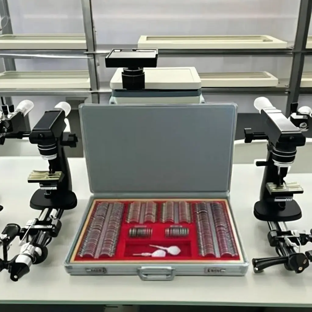 Factory-direct sale of the metal 104 type lens case, equipped with a professional trial lens set.