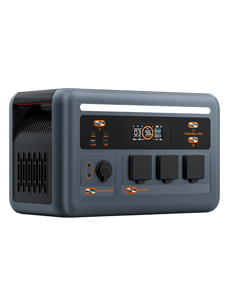 OSCAL PowerMax 1800 Tragbare Powerstation 1800W Solar-Generator 1024Wh Batterie für Zuhause, Outdoor, Camping, Mobile Stromversorgung