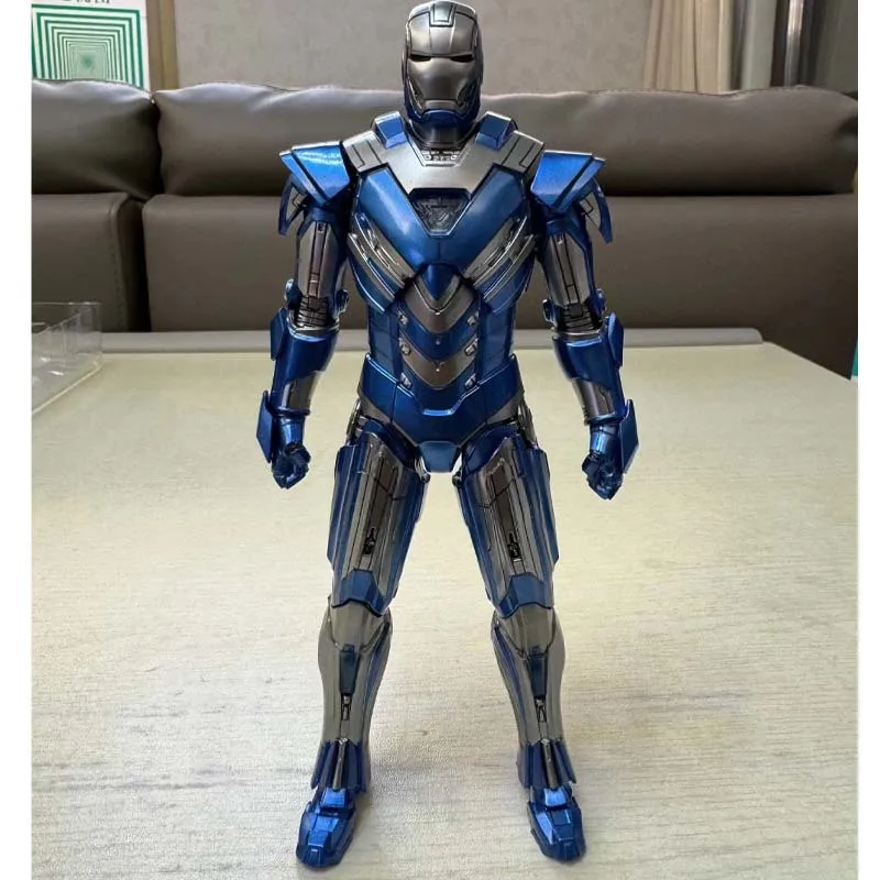 NEW ZD Toys Iron Man MK30 Action Figure Marvel SAGA Mark 30 Figures Stark MARK XXX Blue Steel Figurine Model Doll Boys Gift