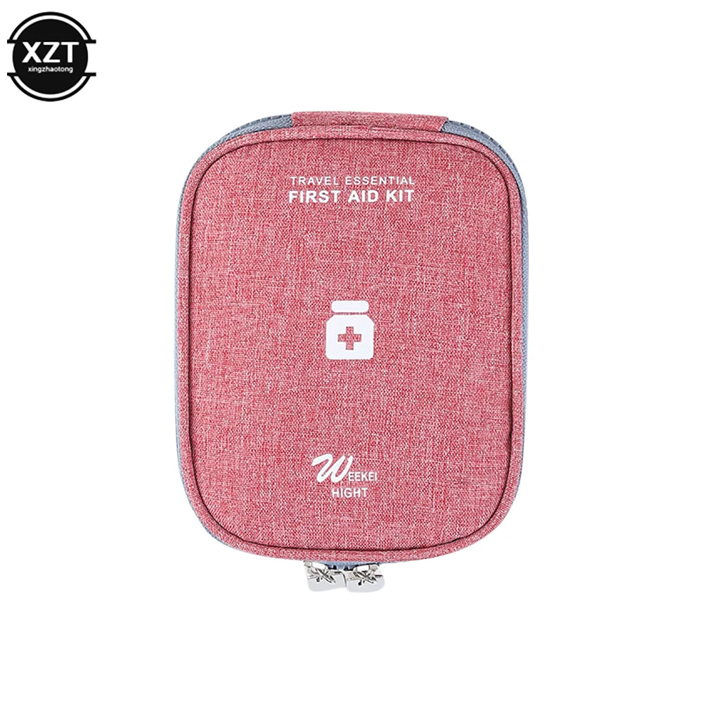 Sac de rangement portable pour médicaments, trousse de premiers soins de voyage, sacs à médicaments, mini sac de survie d'urgence en plein air utile, étui à pilules