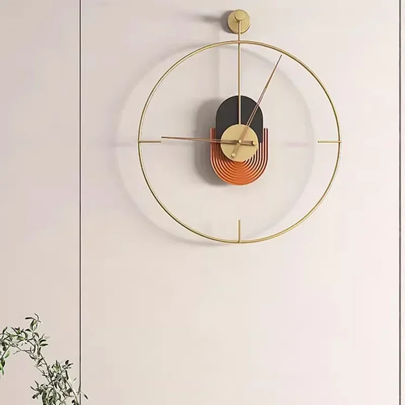 Luxury Silent Clock Wall Living Room Mechanism Minimalist Design Fashion Kitchen Wall Watch Art Mural Reloj Home Decoration