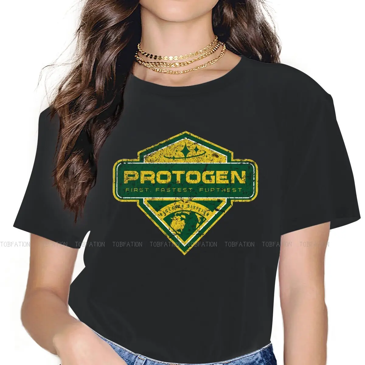 Protegen Hipster TShirts The Expanse Film Racing Map Girl Style Streetwear T Shirt O Neck