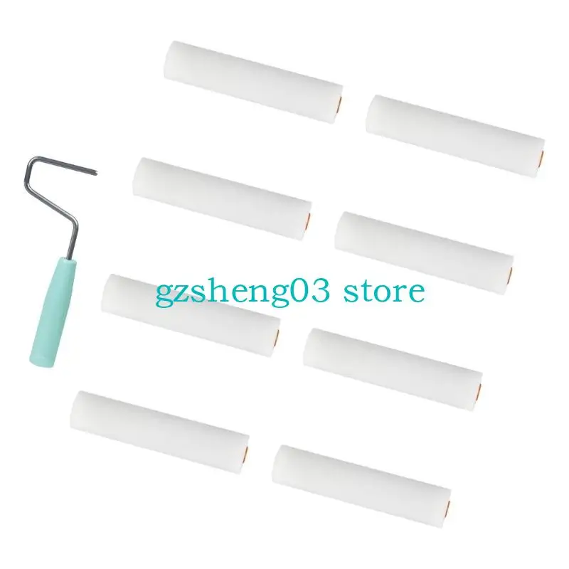 U75C Multipurpose 9pcs Rouleaux en mousse Détail Tool pour le projet d'amélioration maison