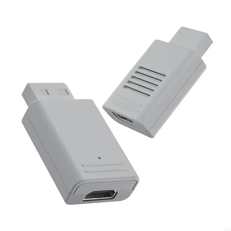 Game Adapter for Wii Console to Converter Adapter with Light 480i/480p/576i Output for PC HDTV