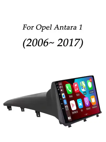 자동차 라디오 비디오 멀티미디어 플레이어 Opel Antara 1 2006-2017 DSP 스테레오 GPS 네비게이션 무선 CarPlay 분할 화면