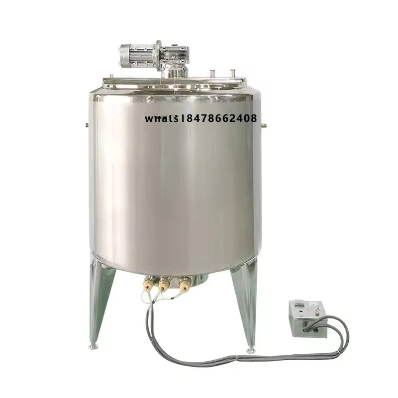 Stainless Steel Blending Stirring Cream Jacket Liquid Mixer Tank Heating Mixing Tank