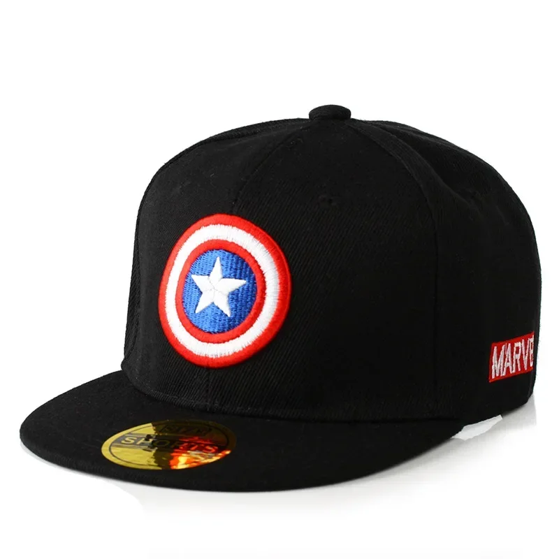 America Childrens Cap Boys Embroidery Circle Five-pointed Star Hat Summer Men And Women Children Snapback Hip Hop Hat