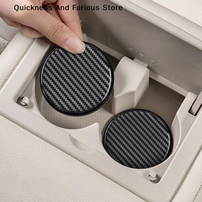 

【MO】2 Pcs Car Auto Cup Holder Anti Slip Insert Coasters Pads Interior Accessories For Most Cups Accessories
