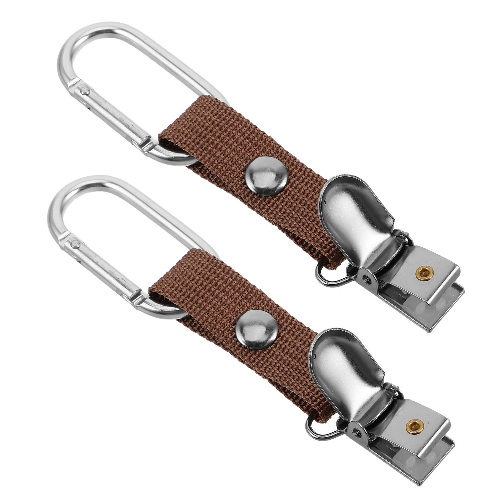2Pcs Travel Hat Clip Metal Canvas Buckle for Hat Holder Bag Backpack Scarf Baseball Cap Sunhat Outdoor Travel Accessory