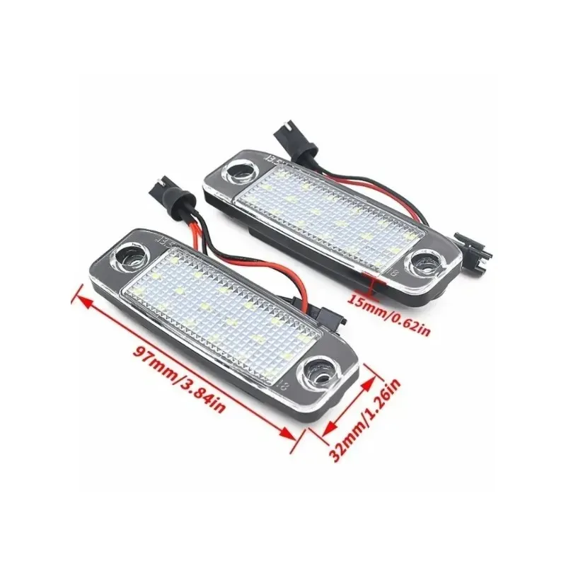

New for 2x Car LED Retrofit Lights License Number Plate Ligh Popular LED Lights for 10 YF GF10 High Quality