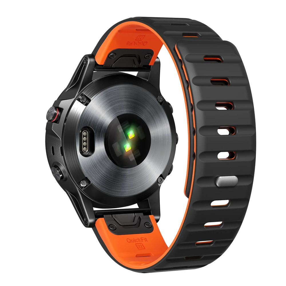 22MM 26MM cinturino in silicone per Garmin Fenix 7 6 5 7X 6X 5X / Enduro3 cinturino orologio fibbia magnetica cinturino di ricambio