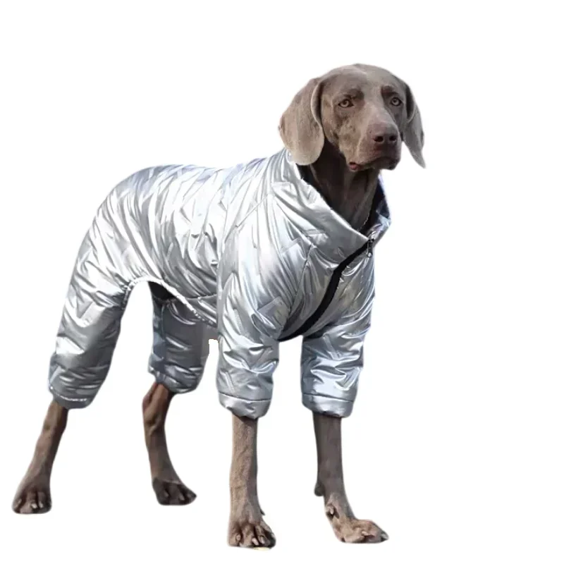 

Thick and Warm Dog Clothing Winter Pet Apparel Border Collie Samoyed Husky Labrador Golden Retriever Big Dog Clothing Windproof