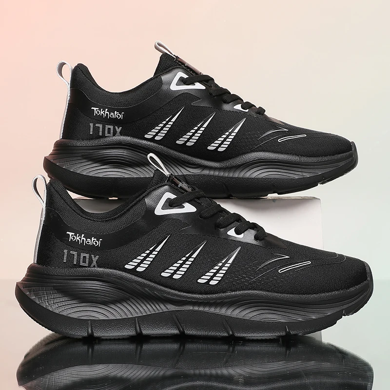 Men Sports Running Shoes Casual Marathon Breathable Lightweight Women's Comfortable Athletic Nonskid Walking Sneakers Outdoors