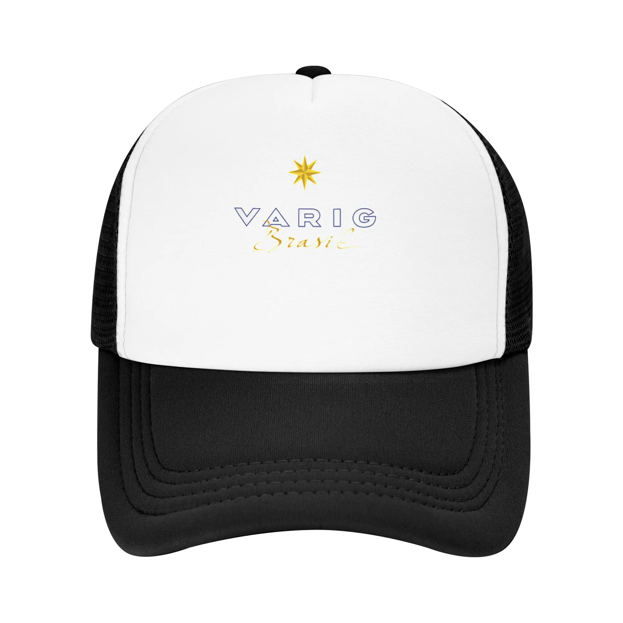 Boné de beisebol de malha Fashion Varig Brasil Avia ao Aviation Airplanes para viagens e férias masculino