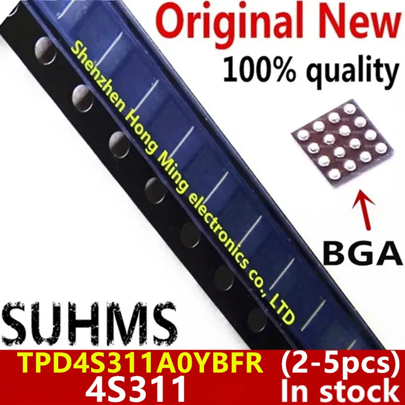 (2-5piece)100% New TPD4S311A0YBFR TPD4S311A0 TPD4S311AO 4S311 BGA Chipset