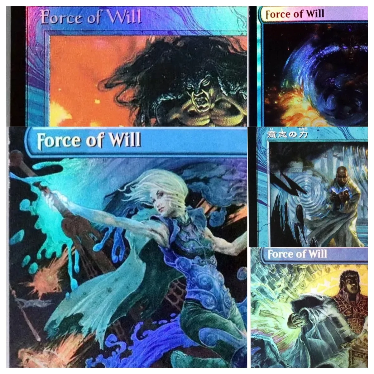 

"Force of Will" TCG Magical Proxy Black Top Quality Proxy Playing Cards Board Game Deck Trading Cards