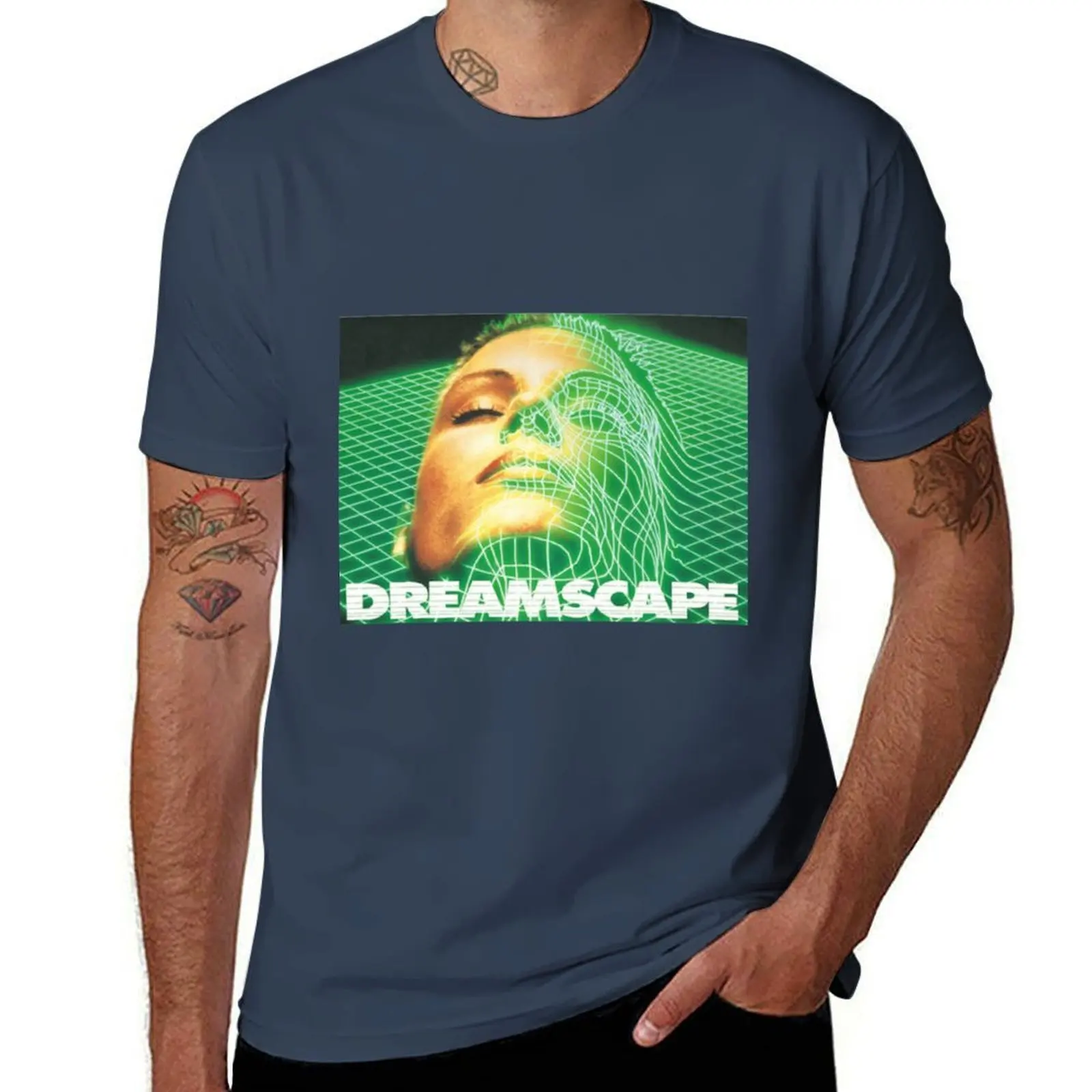 

Dreamscape 90s Rave Poster T-Shirt t shirts for man pack white t shirts cotton 100% T-Shirt