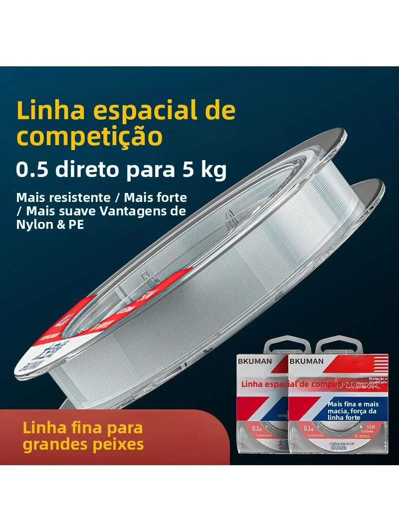 linha-principal-de-nylon-original-thread-laser-space-line-resistente-ao-desgaste-alta-resistencia-a-tracao-sem-enrolamento