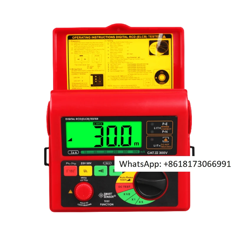 Xima AR5406 leakage switch tester, measuring line leakage protection device tester, current digital detector