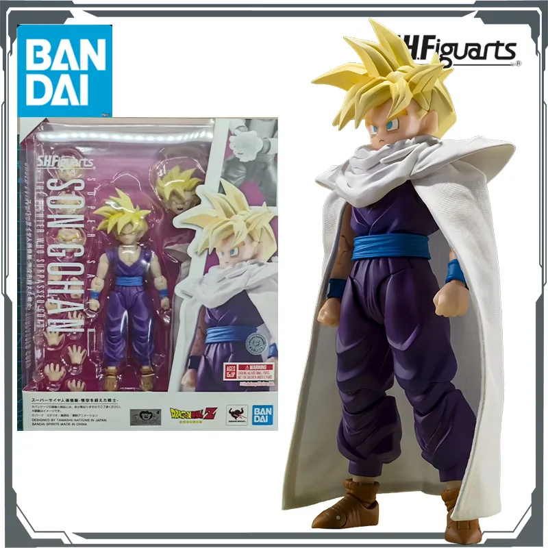 

Bandai Original S.H.Figuarts Son Gohan — The Warrior Who Surpasses Goku — 11 см аниме-фигурки, игрушки для мальчиков, рождественский подарок