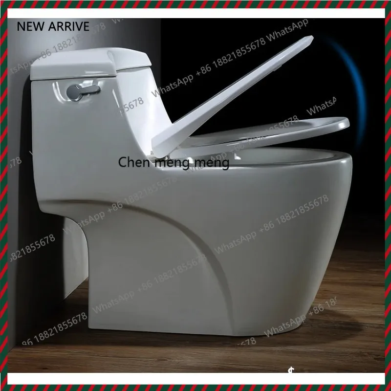 

Big Impact Hotel Hotel Side Press Toilet Ceramic Water Saving Jet Siphon Toilet Toilet Household
