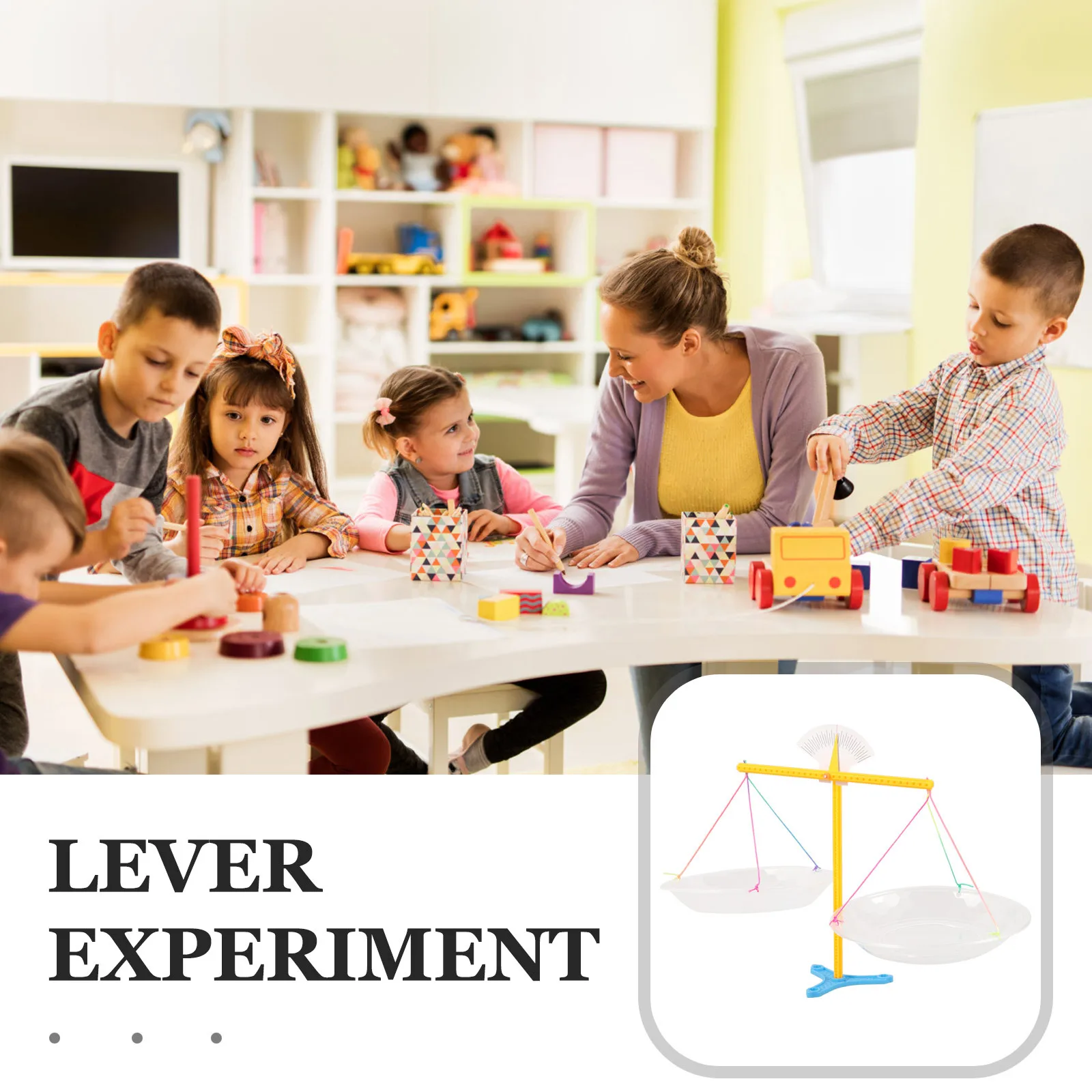 

Balance DIY Material Math Toys Scale Children's Early Education Supplies Craft Assembly