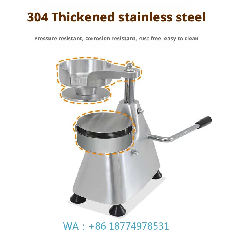 Commercial Manual Beef Patty Maker Hamburger Patty Forming Meat Press for Fast Food Chains