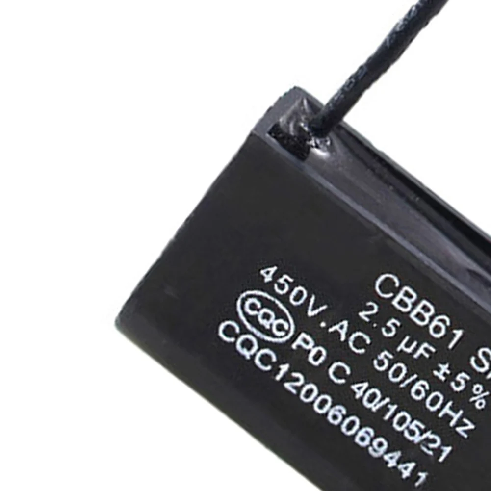 Starting Capacitor CBB61 2.5 microfarad 450V for Ceiling Fan and Table Fan Motor Circuits with Conventional Layouts