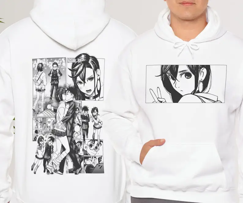 Dandadan Momo Anime Manga hoodie Gift for friends Gift for anime lover Funny gift Unisex hoodie