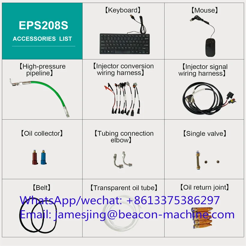 Picture 6: EPS208S Auto Repair Common Rail Injector Test Bench Updated with Coding and over 7000 Test Data Nozzle Tester Engine Analyzer