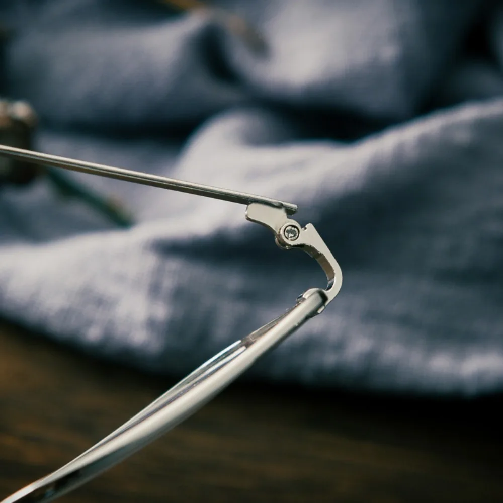 Spectacle Lens Power +100 To +400 Presbyopia Glasses Lightweight Vision Care Farsightedness Reading Glasses Square Gold Silver