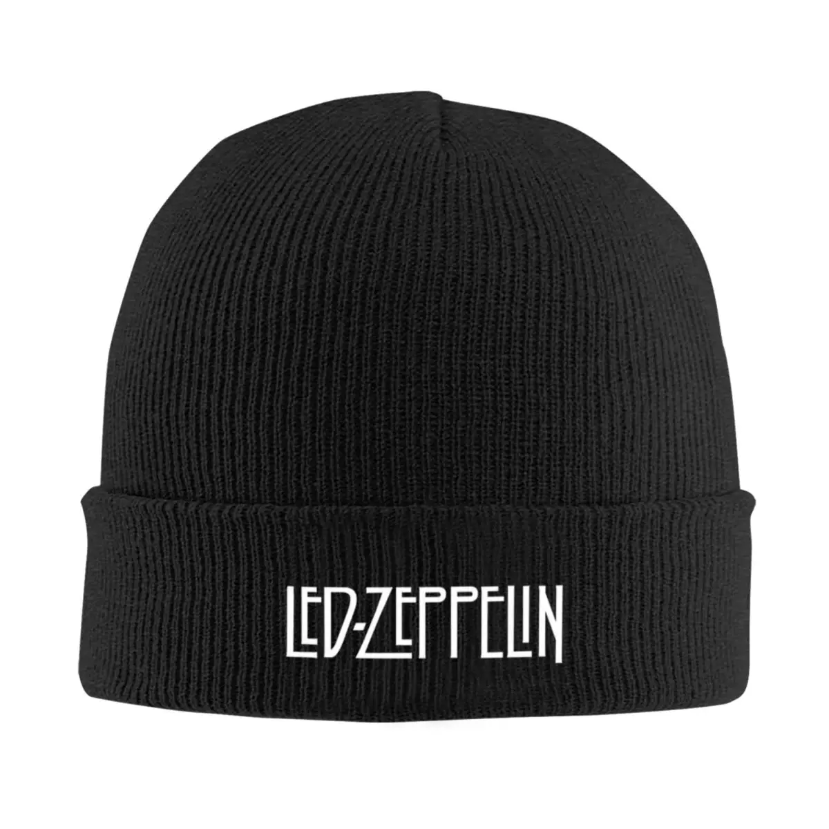 Slouchy Knitted Yarn Hat Led Zeppelins Fashionable and Warm Beanie for Cold Weather and Urban Style