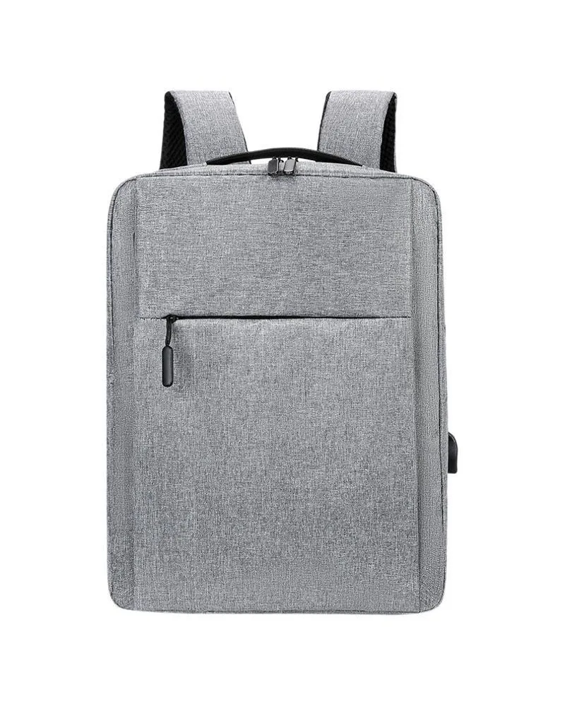 Business With USB Charging Port Single Compartment Laptop Bag Stylish Simple Versatile Student School Bag