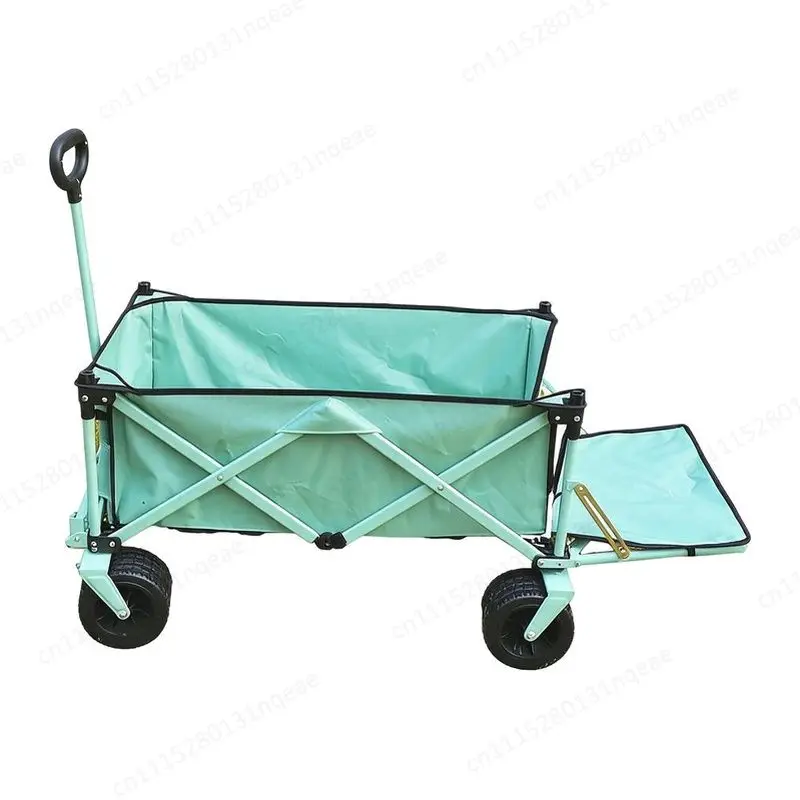 Modern Color Multi-purpose Camping Folding Trolley with Reclining Seat Garden Shopping Four-wheel Outdoor