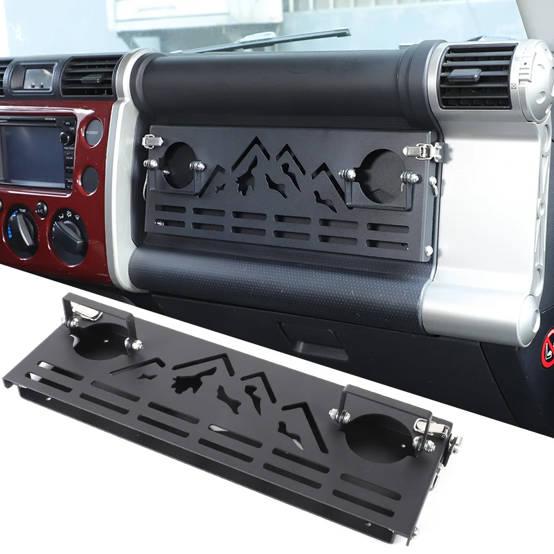 

Автомобильная стойка для хранения второго пилота, многофункциональный складной держатель для подноса для еды для Toyota FJ Cruiser 2007-2021, автомобильные аксессуары, Стайлинг