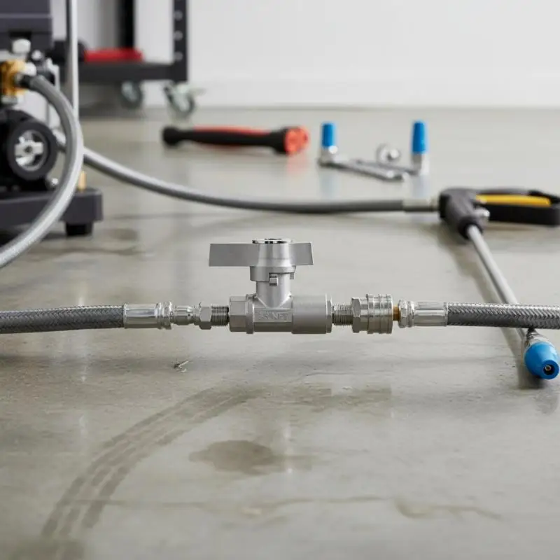 

R9UF Quick Connection High Pressure Valves 3/8 Inch Heavy Duty for Industrial Cleaning Equipment